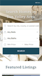 Mobile Screenshot of findsunvalleyhomes.com
