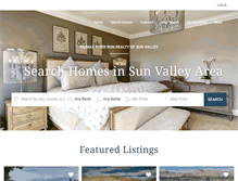 Tablet Screenshot of findsunvalleyhomes.com